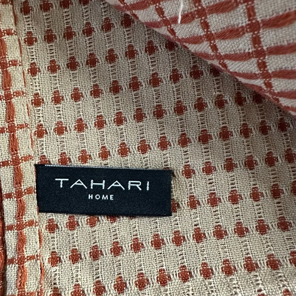 NEW Tahari Home FOX & MUSHROOM Fall Themed Textured Kitchen Towels Set/3